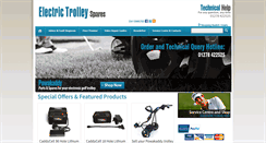 Desktop Screenshot of electrictrolleyspares.co.uk