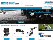 Tablet Screenshot of electrictrolleyspares.co.uk